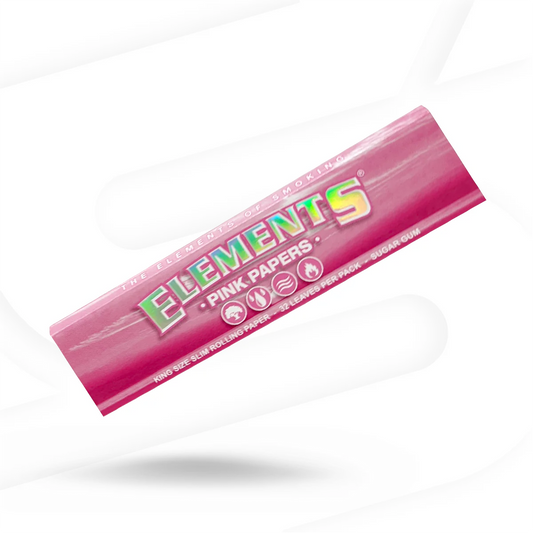 Elements Pink King Size Slim Rolling Papers